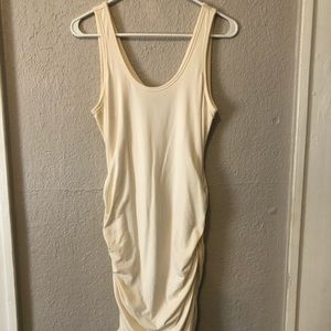 Express Ruched Cotton/Spandex Dress